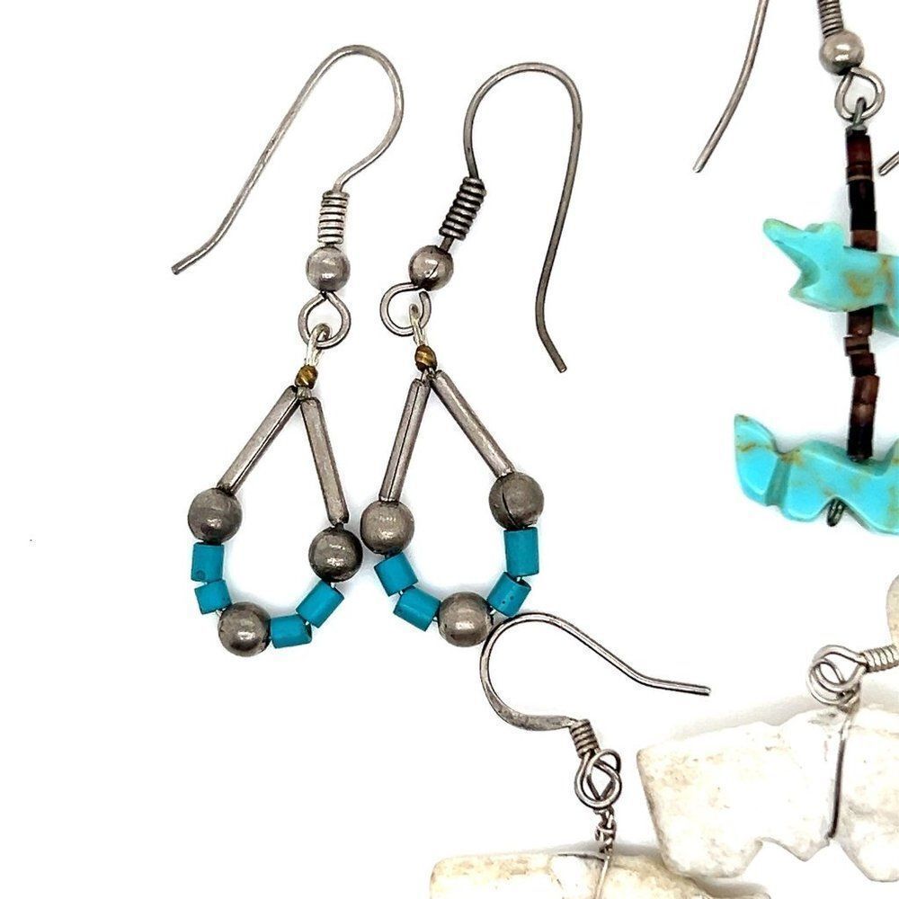 ‎3 Pairs of Dangle Earrings - Picture 6 of 7